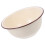 Vintage Ivory Enamel Bowl Kitchen Multipurpose 1 Piece 8