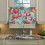 Red Strawberry Fruit Cartoon Kitchen Curtains 24 Inch Short 5
