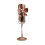 Glass Champagne Flutes with Bow Design 4-Pack 2
