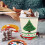 Christmas Tree Paper Cups Set Holiday Beverage 10 Pack 5