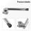Gooseneck Bicycle Stem Aluminum 22.2 mm 2