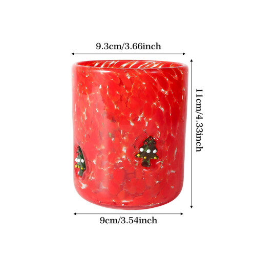 Christmas Polka Dot Glassware Set 6pcs 1