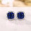 925 Sterling Silver Stud Earrings with Cubic Zirconia 3