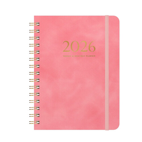 A5 Planner Faux Leather Hardcover 140 Sheets 1