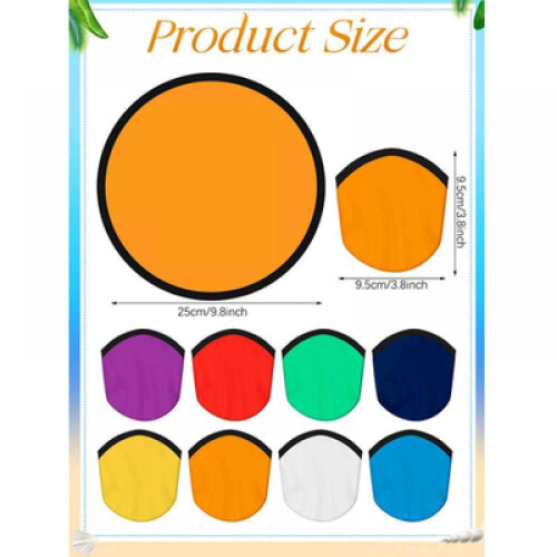 Foldable Flying Disc Fan DIY Sublimation 24PCS 1
