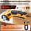 Cordless Electric Scissors Rechargeable Rotary Cutter 1pc 6