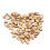 Wood Heart Slices Rustic DIY Craft Confetti 100 pcs 1