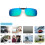 BE-TOOL Polarized Night Vision Sunglasses Clip 1 Pair 5
