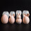 Easter Bunny Resin Molds Striped Design 6 pcs 3