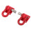 U-Shaped Tow Hook Trailer Chain Red 2-Pack 3