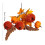 Faux Floral Pumpkin Bouquet with Maple Picks Fall Decor 3