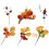Faux Floral Pumpkin Bouquet with Maple Picks Fall Decor 4