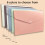 A4 Plastic File Folders with Snap Closure and Label Pocket 7