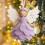 Knitted Tree Topper Vintage 6 inch Holiday Decor 4