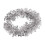 Christmas Tree Pendant Pull Ribbon Silver 2m Snowflake 2