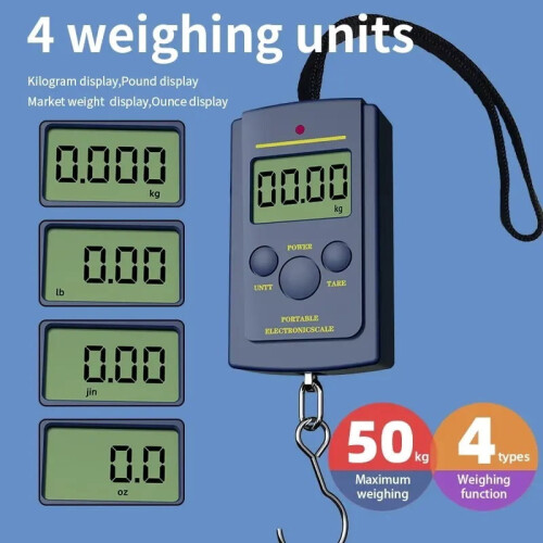 Electronic Hanging Scale 40kg 10g Precision 1 Piece 1