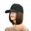 Baseball Hat Wig with Synthetic Hair Extensions, Straight 4