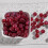 Dark Red Resin Glitter Beads 0.47 inch 100 pcs 1