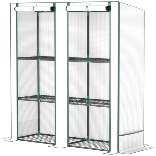 Three-Tier Mini Greenhouse - White 1