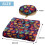 Boho Meditation Cushion Paisley Square 22x22 5