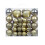 Christmas Tree Ornaments Set Shatterproof 48PCS Star Topper 2