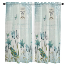 Eucalyptus Leaves Curtains for Living Room Kitchen Bedroom