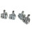 Stainless Steel License Bolts Kit 4 pcs 1
