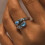 Sterling Silver Turquoise Moonstone Adjustable Sunflower 5