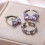 Women's 925 Sterling Silver Butterfly Thumb Ring Set 3 6