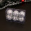Silver Christmas Ornaments Set Mirror Ball Baubles 12 pcs 2