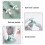 TINKSKY silicone baby utensils with suction cup set 2