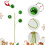 Green Sequined Mirror Christmas Ball Ornament 40cm 4