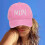 Embroidered Baseball Hat for Mom Pink Sun Hat 1 Pack 6
