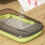 Cat Litter Box Semi-Closed Portable Splashproof 1 Unit 6