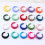 Acrylic Geometric Square Hoop Earrings C-Shape Candy Color 2