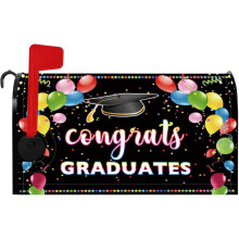 Graduation Mailbox Cover Magnetic Balloon Cap Design 21x18
