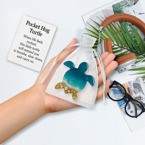 Mini Animal Pocket Hug Ornaments Acrylic 6 pcs 2