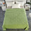 Green Fleece Throw Blanket Soft Breathable 100x150cm 3