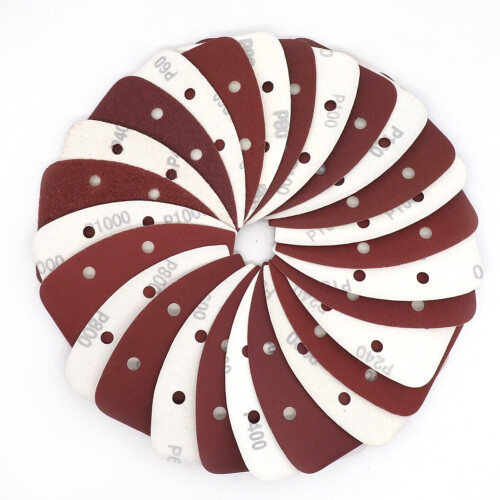Sandpaper Triangle Abrasive Disc 5 pcs 140x98 mm 800 grit 1