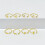 Women's Gold Plated Stainless Steel Initial Ring Dainty 2
