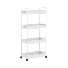 Floor Storage Rack Multi-layer Movable for Living Room