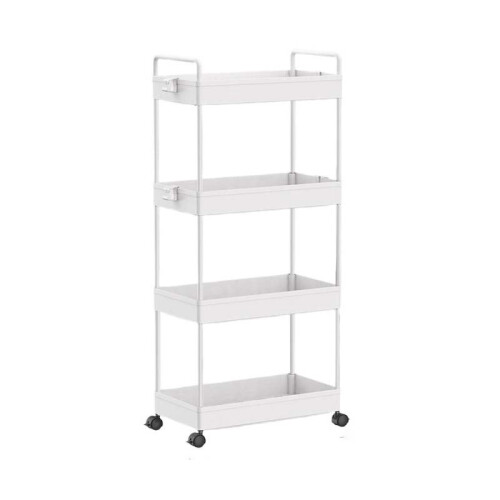 Floor Storage Rack Multi-layer Movable for Living Room