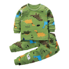Baby Boy Girls Long Sleeve Tee and Pants Sleepwear Set