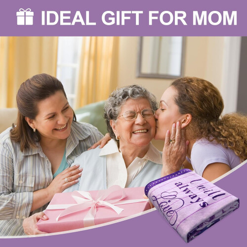 Soft Purple Mom Blanket 60x50 inches 1