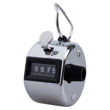 Heavy Duty Metallic 4-Digit Hand Tally Counter