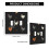 2 Gang Double Toggle Wall Plate with Rooster Pattern 2