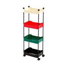 Living Room Snack Cart Four-Tier Mobile Storage Rack