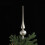Christmas Tree Topper Vintage Spherical Silver 11 inch 6