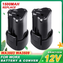 12V 1500mAh Battery for WA3503 WA3504 WA3505 RK2514K2