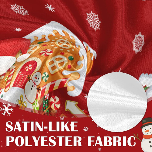 Christmas Kitchen Curtains and Valances Set Red Gingerbread 2